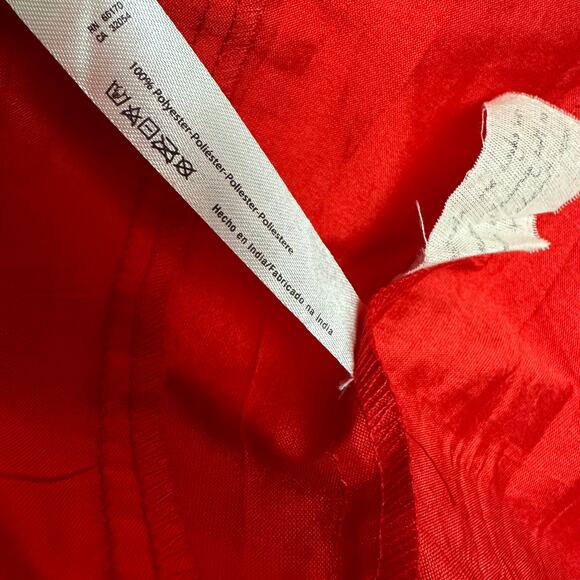 Free People Womens Party Taffeta Embellished Sequin Waistband Red Maxi Skirt 0 - Picture 11 of 11